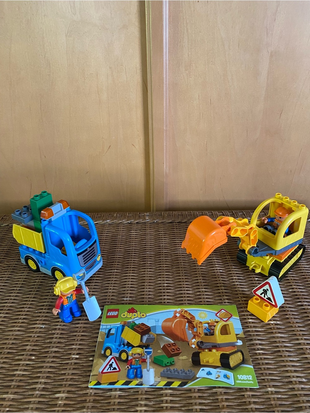 LEGO Duplo 10812 Truck & Tracked Excavator Complete Set w/ Manual